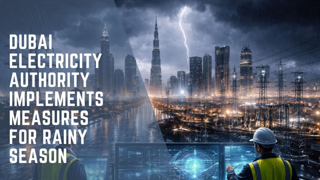 Dubai Electricity Authority Implements Measures for Rainy Season