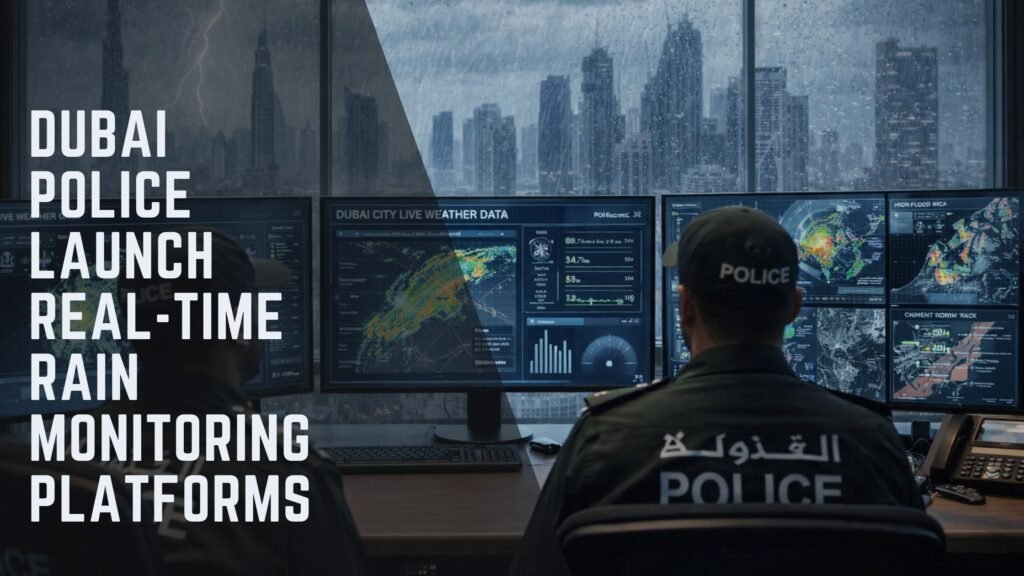 Dubai Police Launch Real-Time Rain Monitoring Platforms