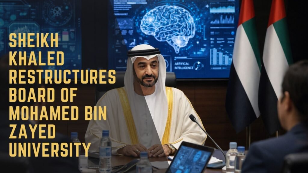 Sheikh Khaled Restructures Board of Mohamed bin Zayed University