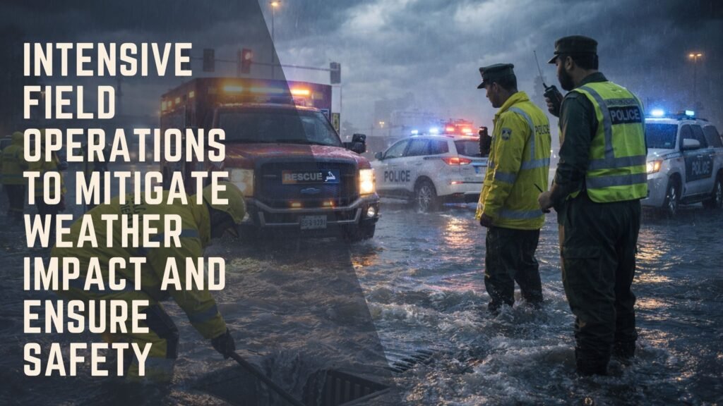 Intensive Field Operations to Mitigate Weather Impact and Ensure Safety