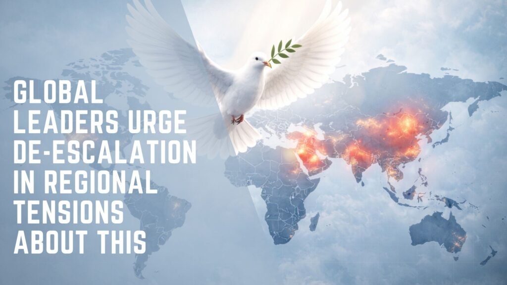 Global Leaders Urge De-escalation in Regional Tensions