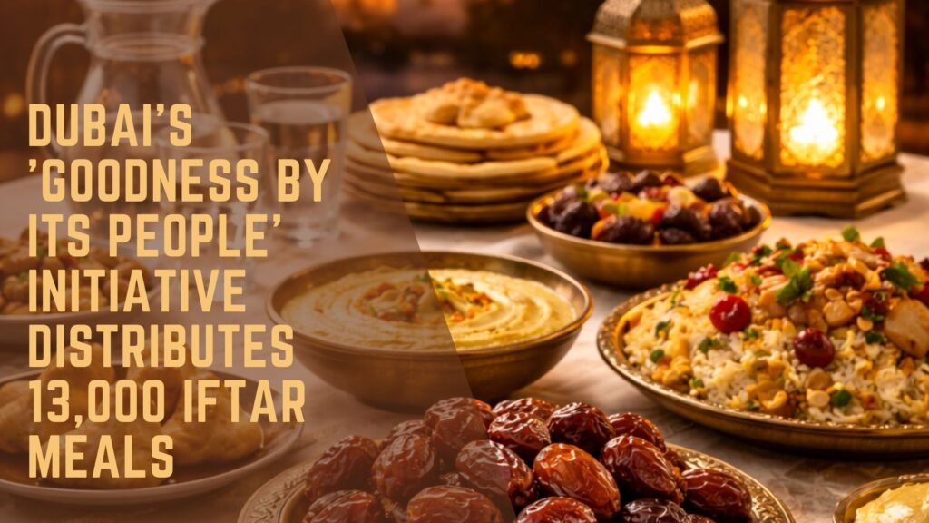 Dubai’s ‘Goodness by Its People’ Initiative Distributes 13,000 Iftar Meals