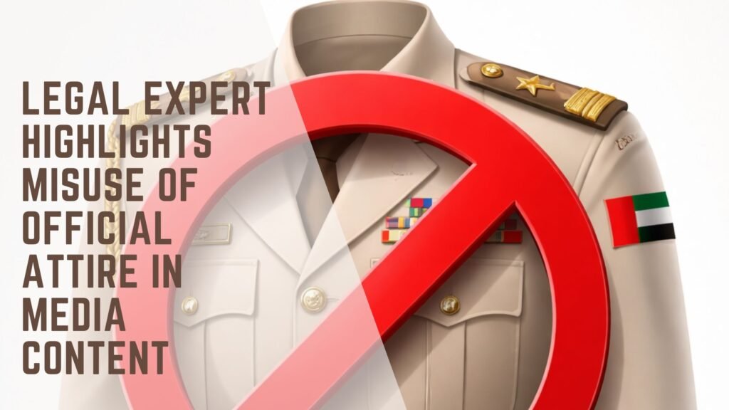 Legal Expert Highlights Misuse of Official Attire in Media Content
