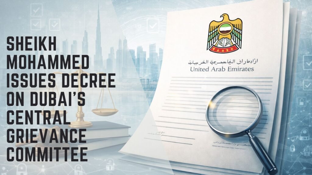 Sheikh Mohammed Issues Decree on Dubai’s Central Grievance Committee
