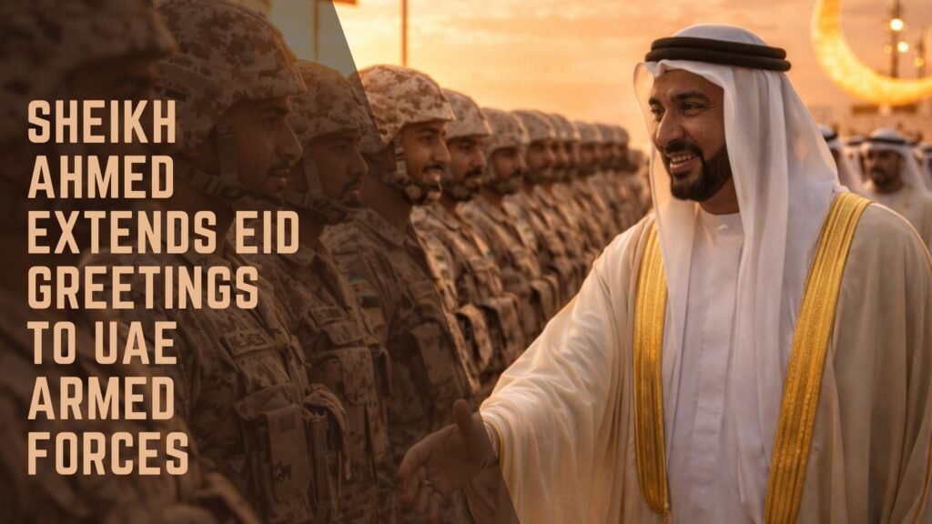 Sheikh Ahmed Extends Eid Greetings to UAE Armed Forces