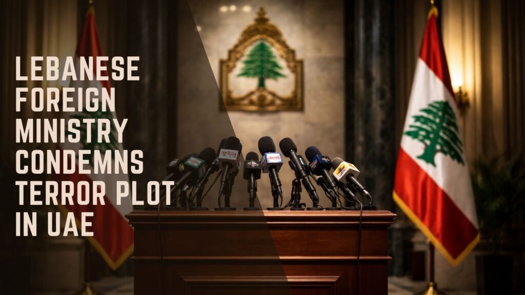 Lebanese Foreign Ministry Condemns Terror Plot in UAE