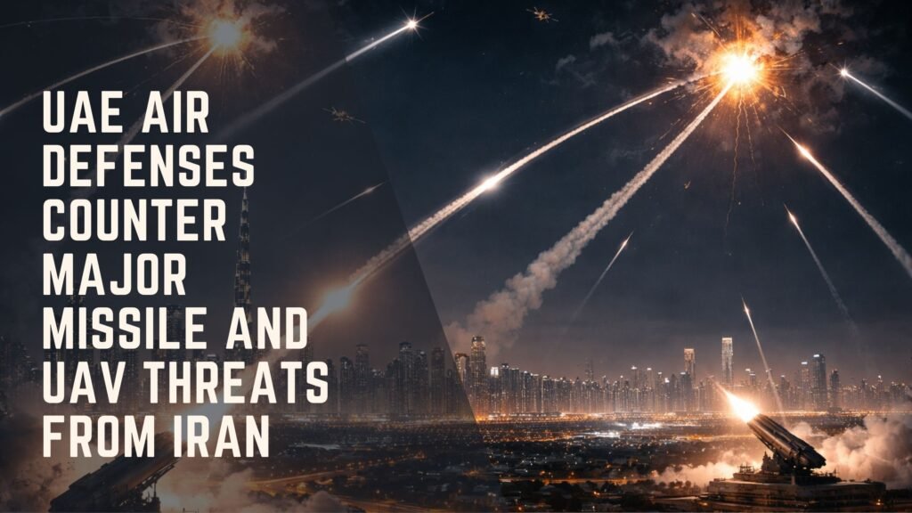 UAE Air Defenses Counter Major Missile and UAV Threats from Iran