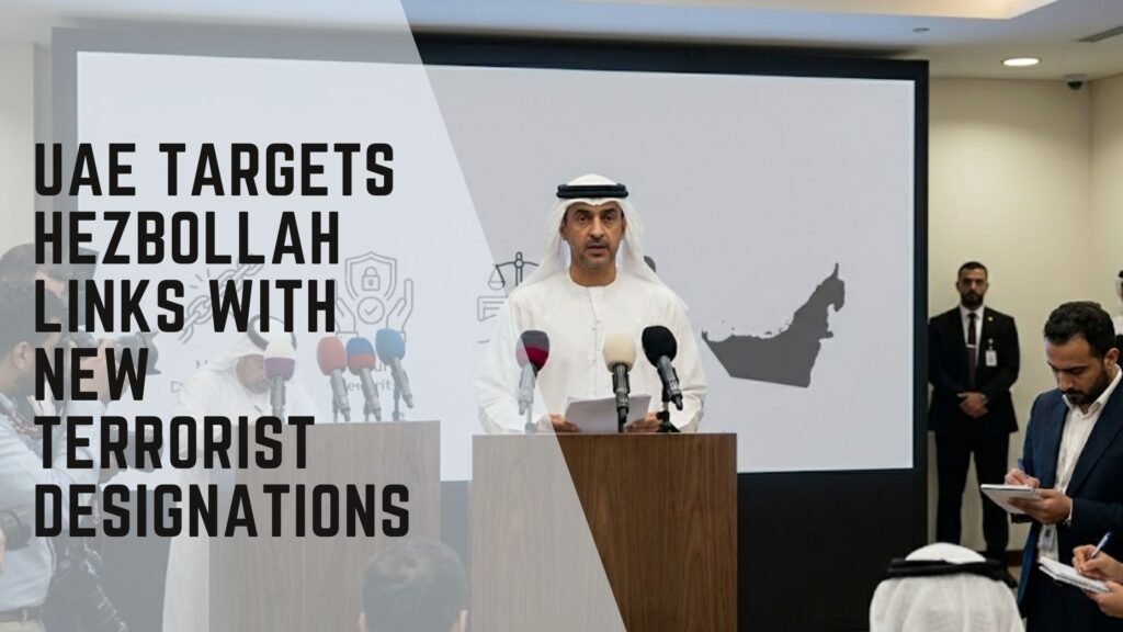 UAE Hezbollah Terrorist Designations