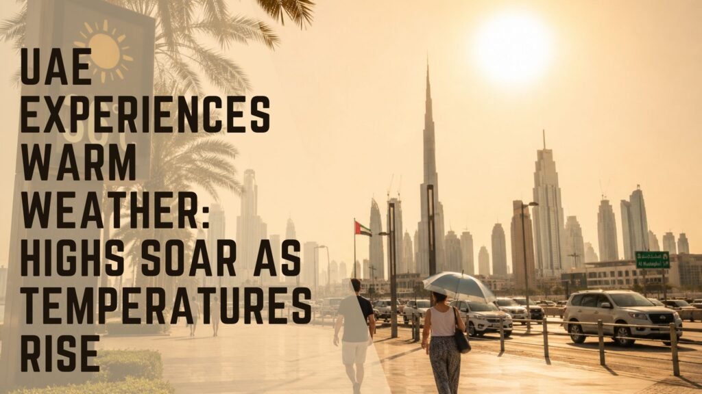 UAE Experiences Warm Weather: Highs Soar as Temperatures Rise