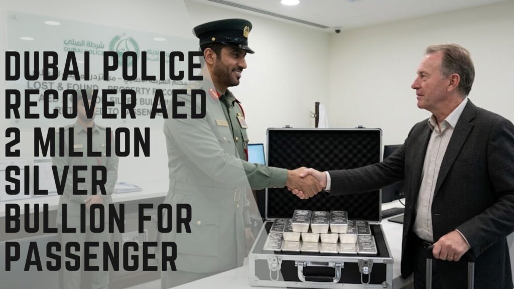 Dubai Police Recover Silver Bullion