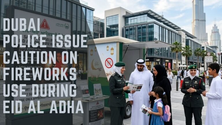 Dubai Police Issue Caution on Fireworks Use During Eid Al Adha