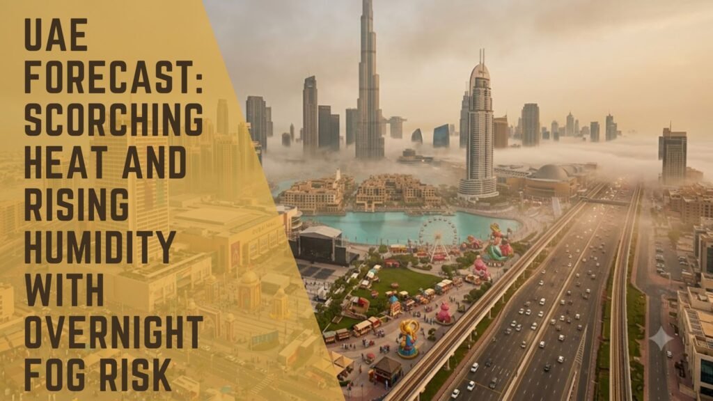 UAE Forecast: Scorching Heat and Rising Humidity with Overnight Fog Risk