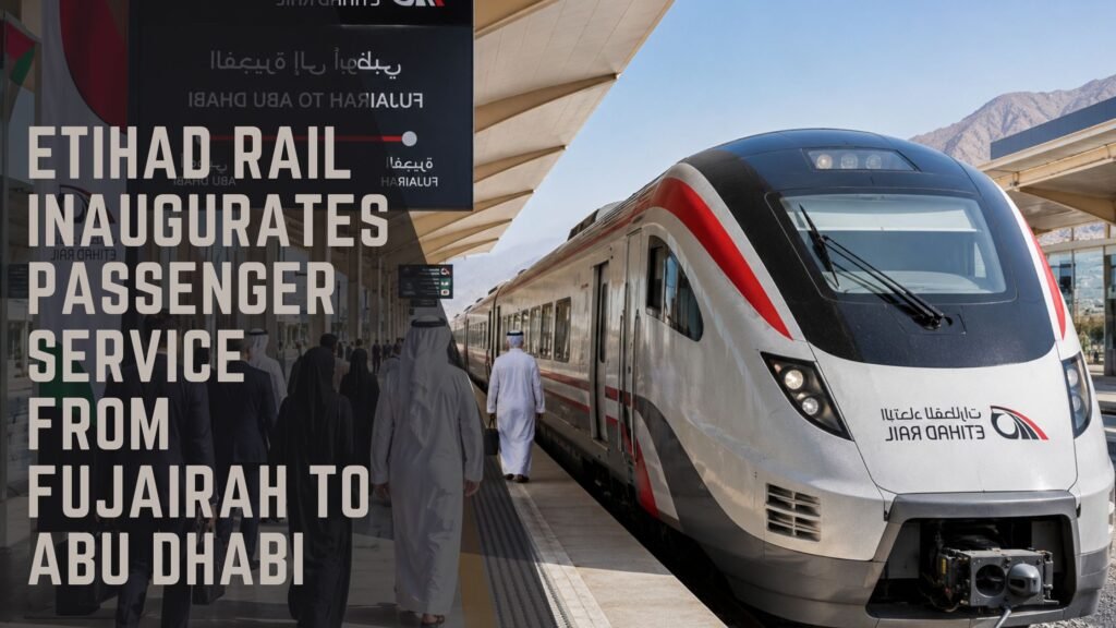 Etihad Rail Passenger Service Fujairah to Abu Dhabi