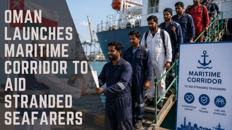 Oman Launches Maritime Corridor to Aid Stranded Seafarers