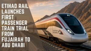 Etihad Rail Passenger Train Trial