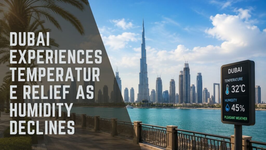 Dubai Experiences Temperature Relief as Humidity Declines