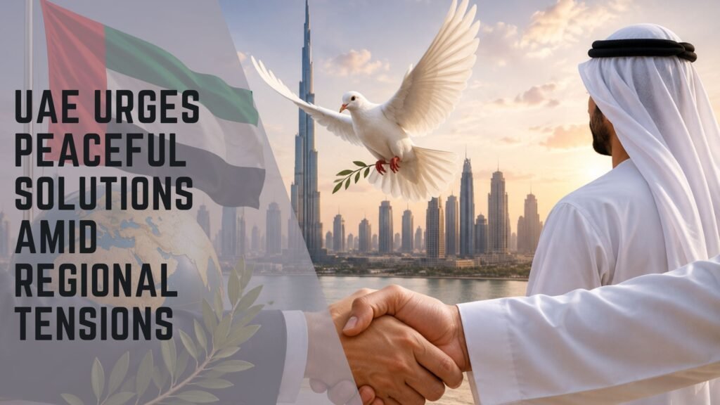 UAE Peaceful Solutions Regional Tensions