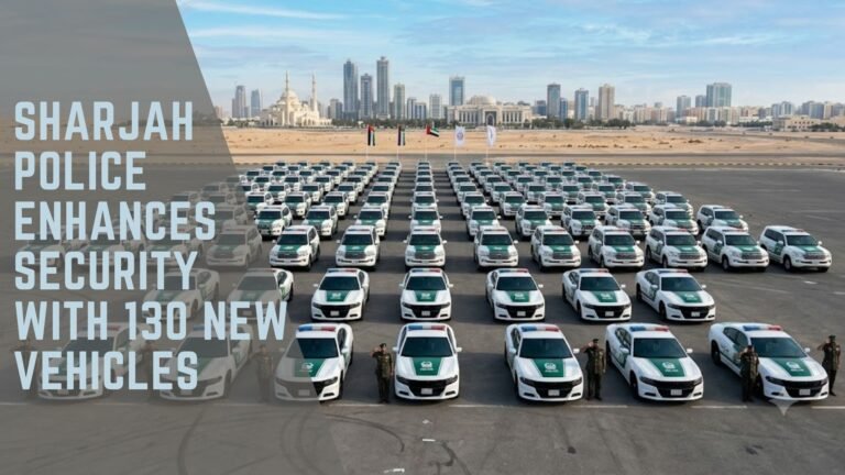 Sharjah Police Enhances Security with 130 New Vehicles