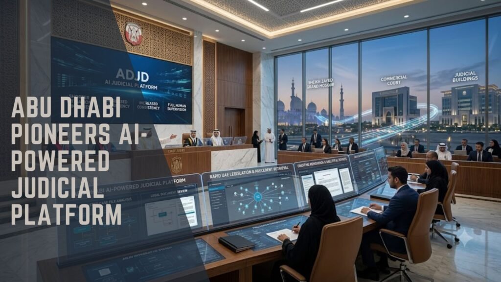 Abu Dhabi Pioneers AI-Powered Judicial Platform