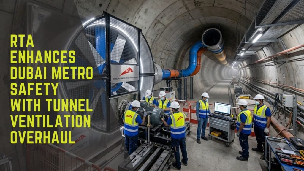 RTA Enhances Dubai Metro Safety with Tunnel Ventilation Overhaul