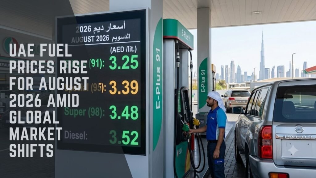UAE fuel prices August 2026