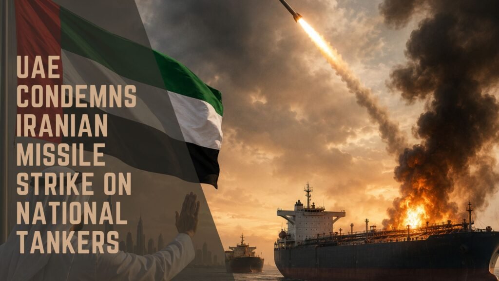 UAE Condemns Iranian Missile Strike on National Tankers