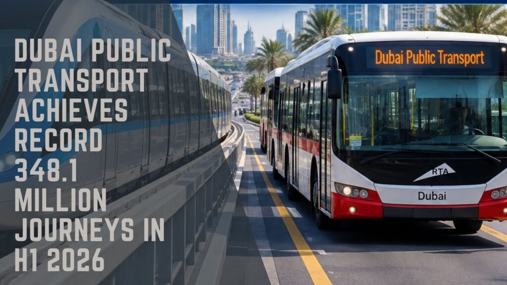 Dubai Public Transport Achieves Record 348.1 Million Journeys in H1 2026