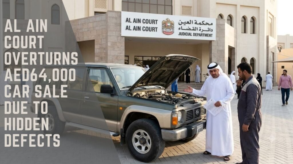 Al Ain Court Car Sale Cancellation