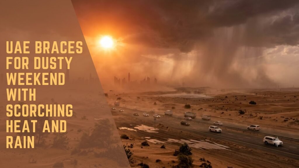 UAE Braces for Dusty Weekend with Scorching Heat and Rain