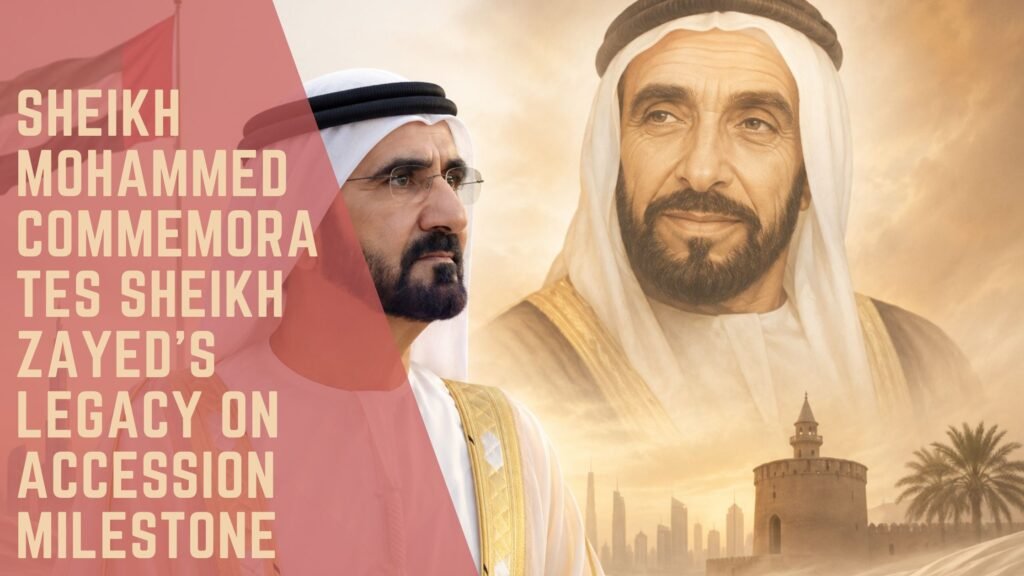 Sheikh Mohammed Commemorates Sheikh Zayed’s Legacy on Accession Milestone