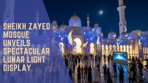 Sheikh Zayed Mosque Unveils Spectacular Lunar Light Display