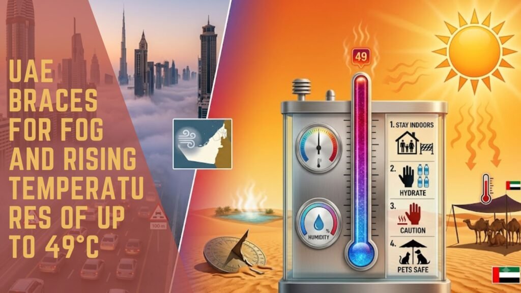 UAE Braces for Fog and Rising Temperatures of Up to 49°C