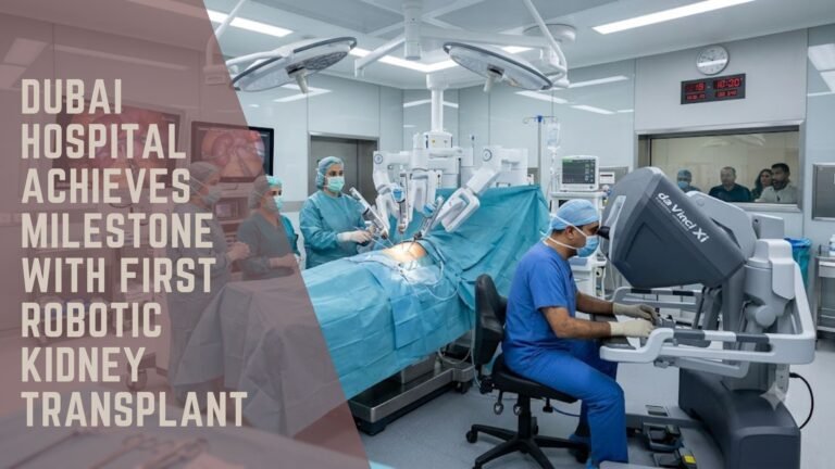 Dubai robotic kidney transplant